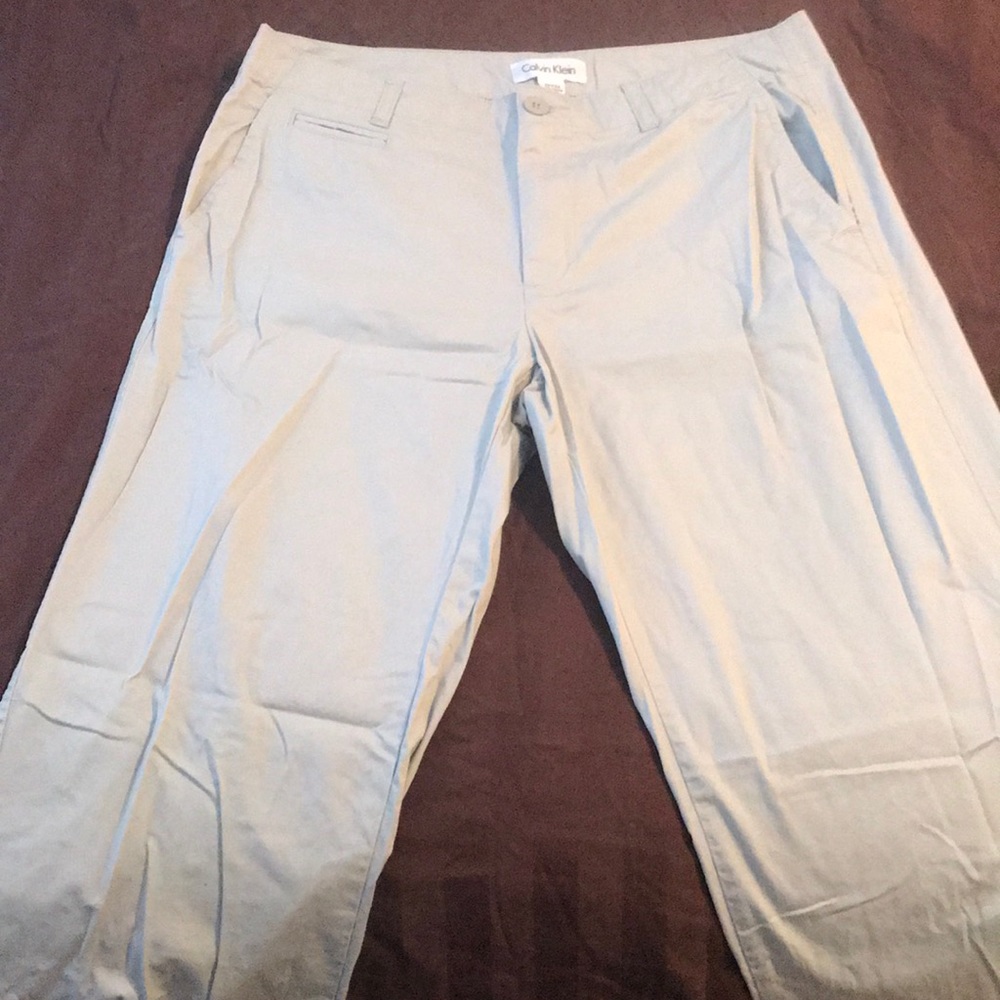 Calvin Klein pants.